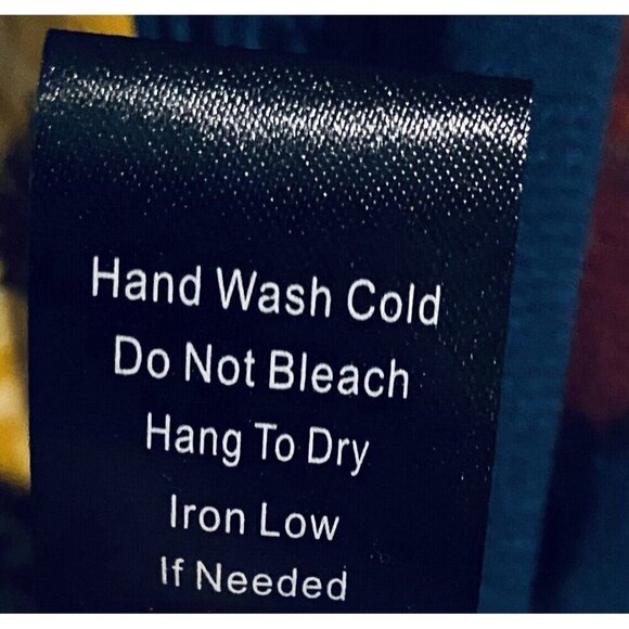 Blu Pepper Top Womens Large Navy Blue Boho Floral Lace Trim Hi Low Hem Peasant - Picture 9 of 10